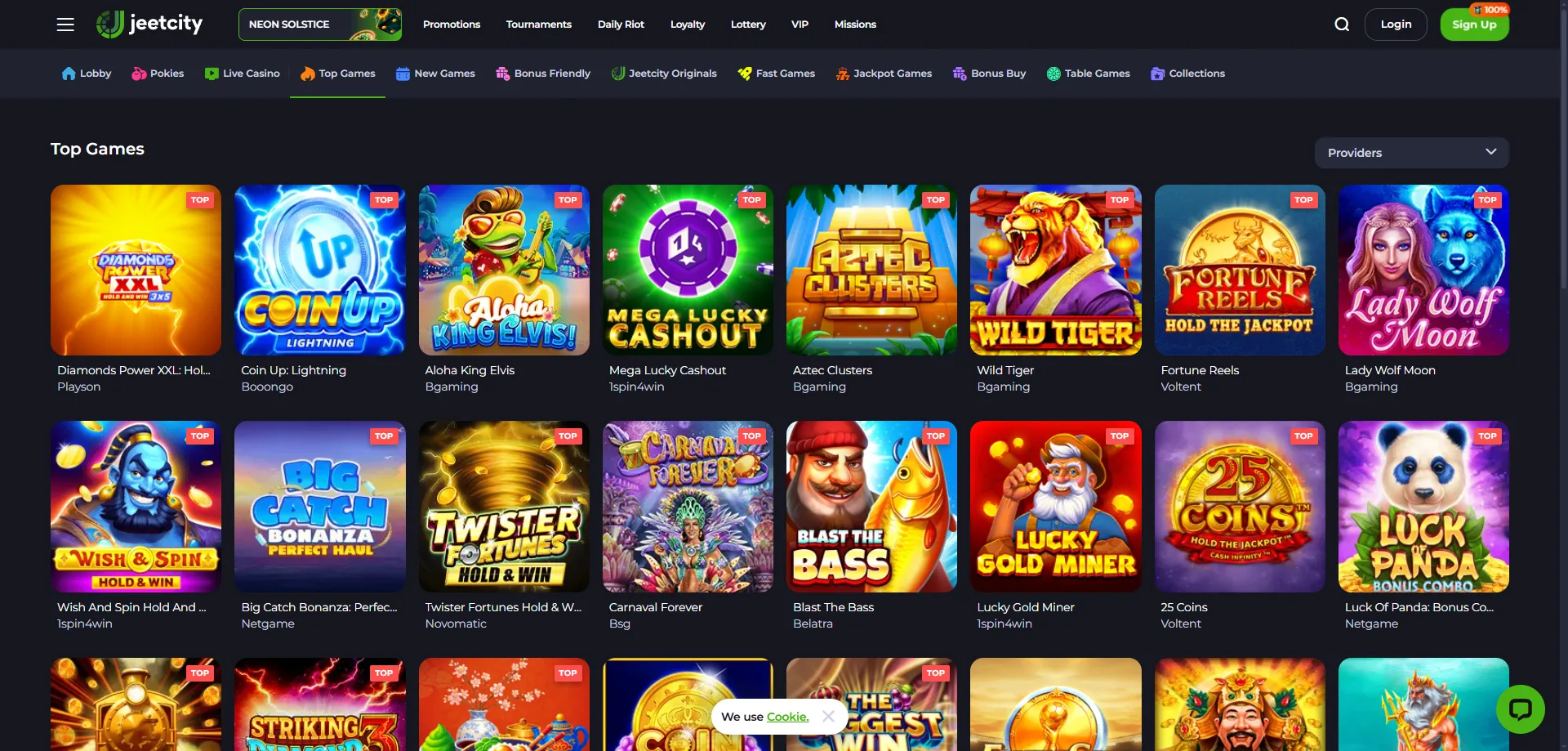 JeetCity Casino game library — slots, live dealer and table games NZ